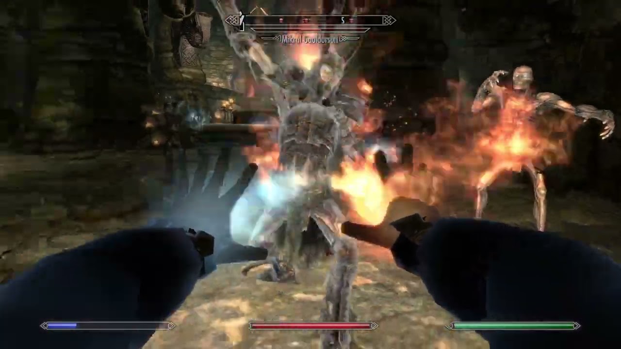 the elder scrolls V skyrim anniversary edition defeat mikrul gauldur walkthrough