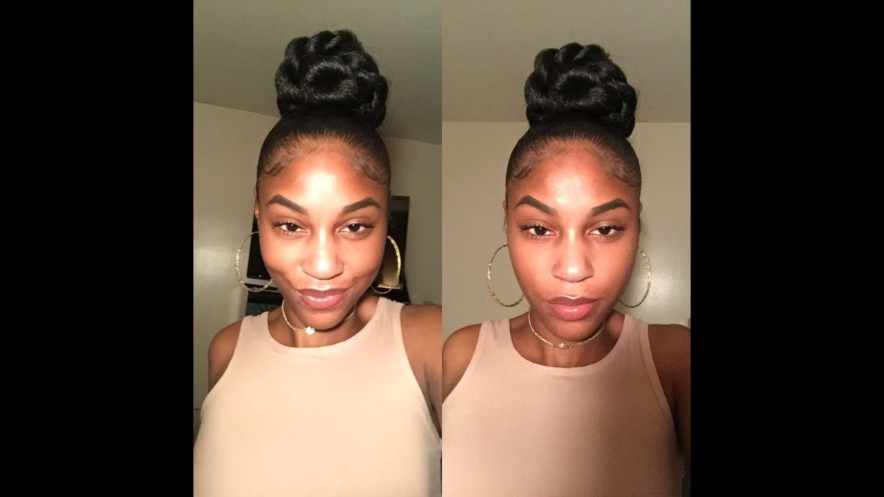 SLEEK TOP KNOT BUN USING KANEKALON HAIR