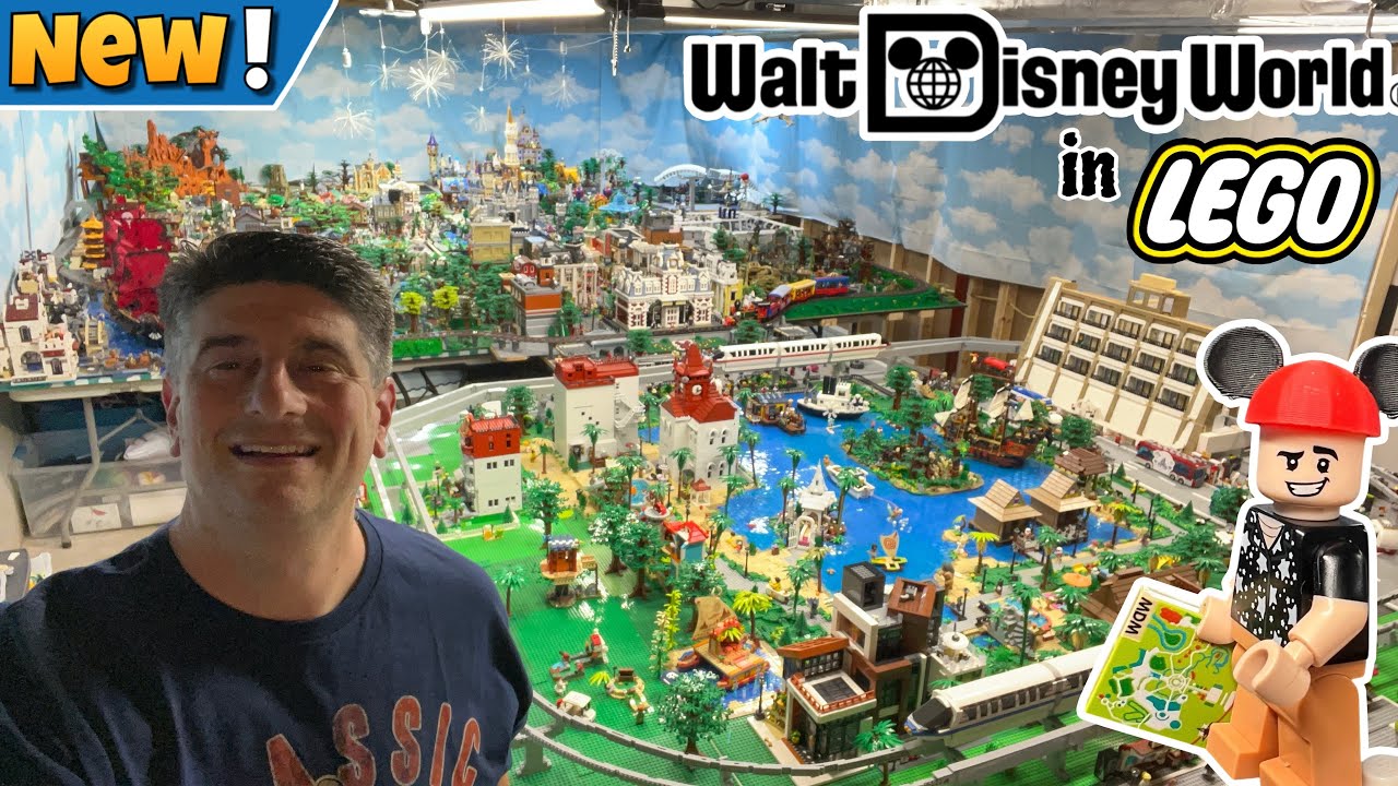 A MUST SEE! - Walt Disney World created in LEGO! NOSTALGIA WELCOME!