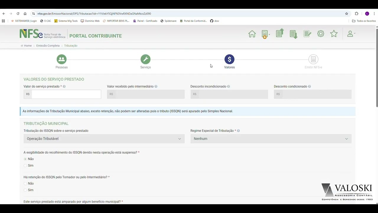 Portal Nacional NFS-e - Como Emitir uma Nota Fiscal de Serviço (Simples Nacional)