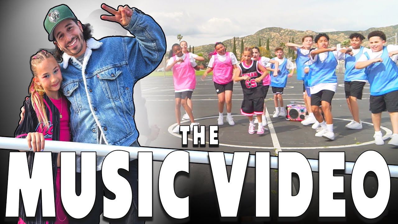 Dancers CAN'T PLAY BASKETBALL! Music Video Shoot | Groovy Gang Ep. 14