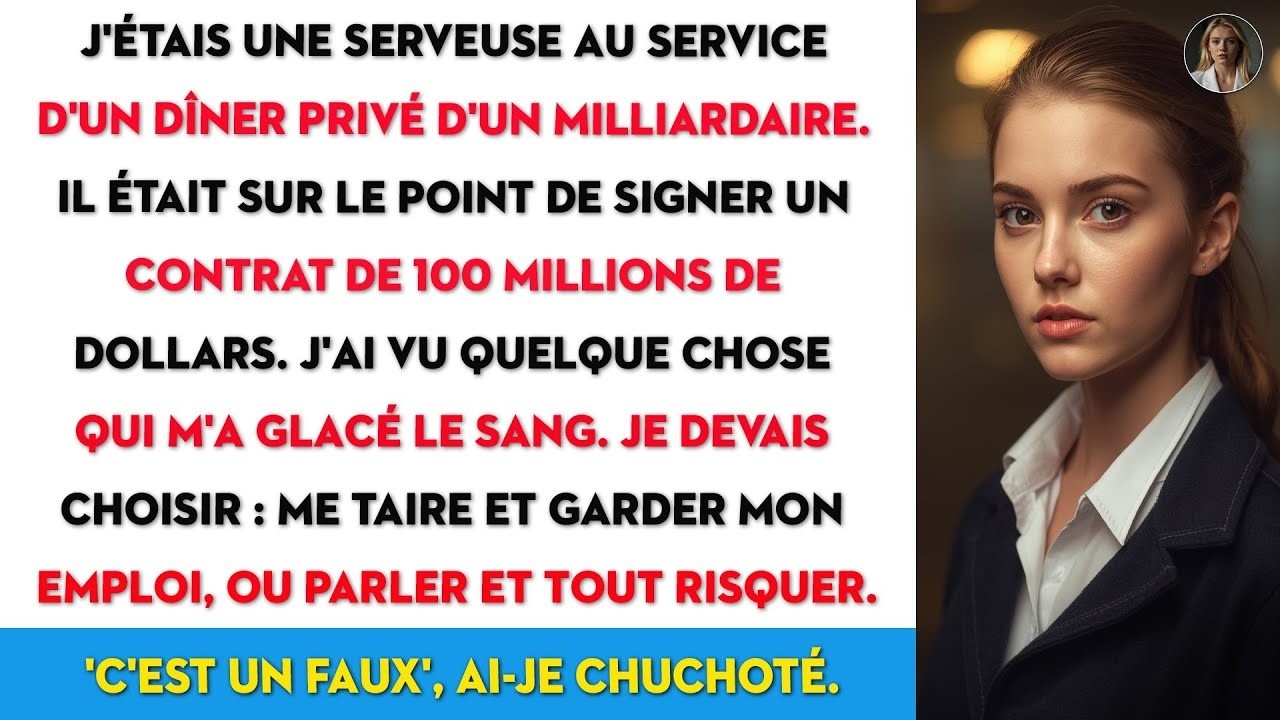 Simple serveuse, je savais que le document 'inestimable' du milliardaire était un faux