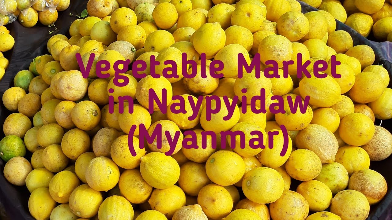 Vegetables  Market in Naypyidaw (Myanmar)