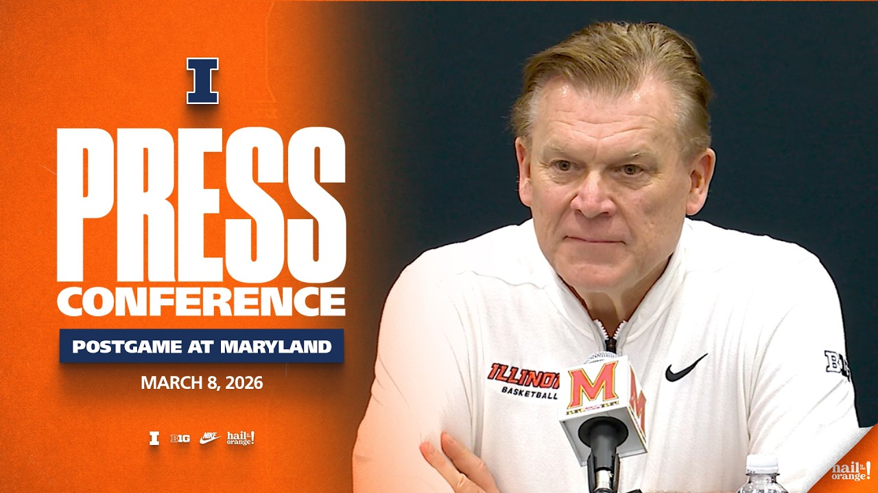 Illinois Men's Basketball | Postgame Press Conference at Maryland 3/8/26