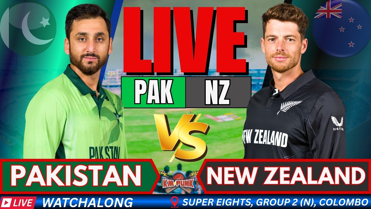 🔴T20 WC Live: Pakistan vs New Zealand world Cup live match Score | PAK vs NZ Live Match Today