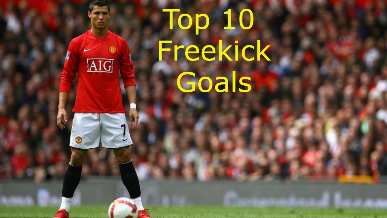 Cristiano ronaldo Top 10 Freekick Goals for Manchester United
