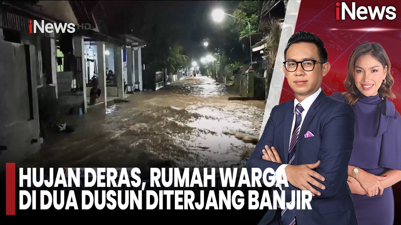 Detik-Detik Longsor Terjang Permukiman, Warga Berhamburan Selamatkan Diri | iNews Pagi (17/11)
