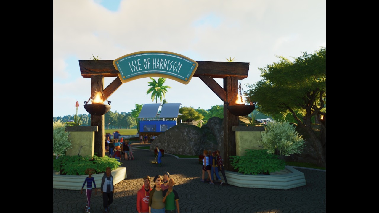 Building my waterpark in Planet Coaster ep3