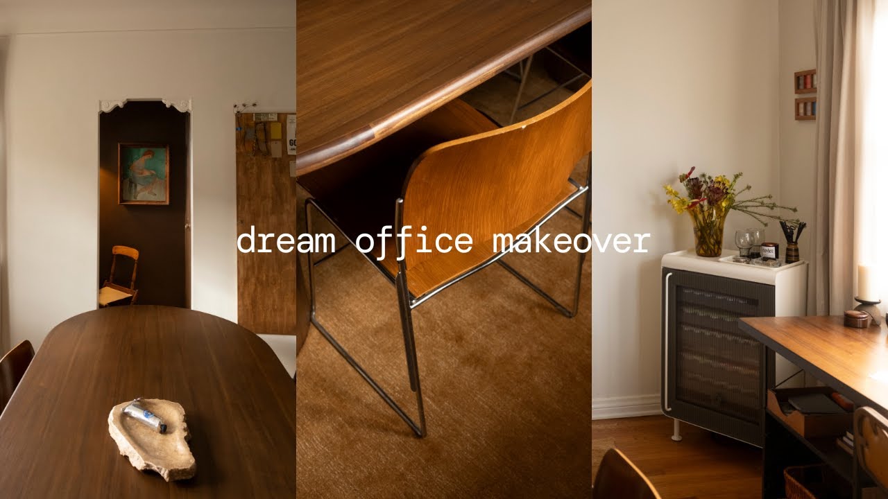 DREAM OFFICE MAKEOVER | pinterest-inspired, styling tips, and painting a cozy nook