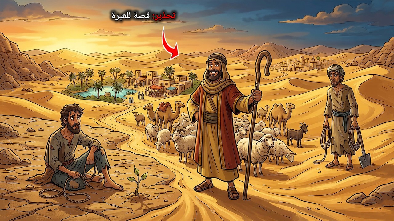 #قصة العجوز الذي ترك لأولاده الثلاثة عصا، وحبلاً، وقطعة أرض قاحلة.. وكيف أصبح صاحب العصا أغنى رجل!