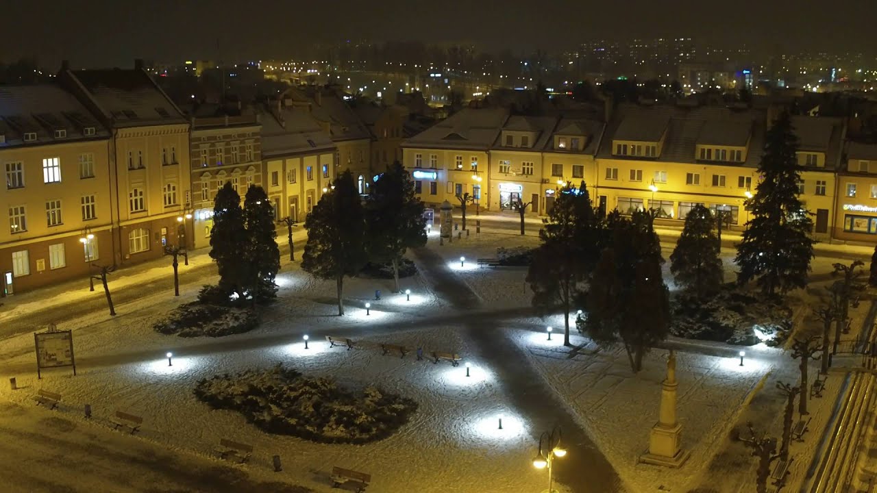 Żory nocą zwiastun w 4K // WWW.FLY-FOTO.PL
