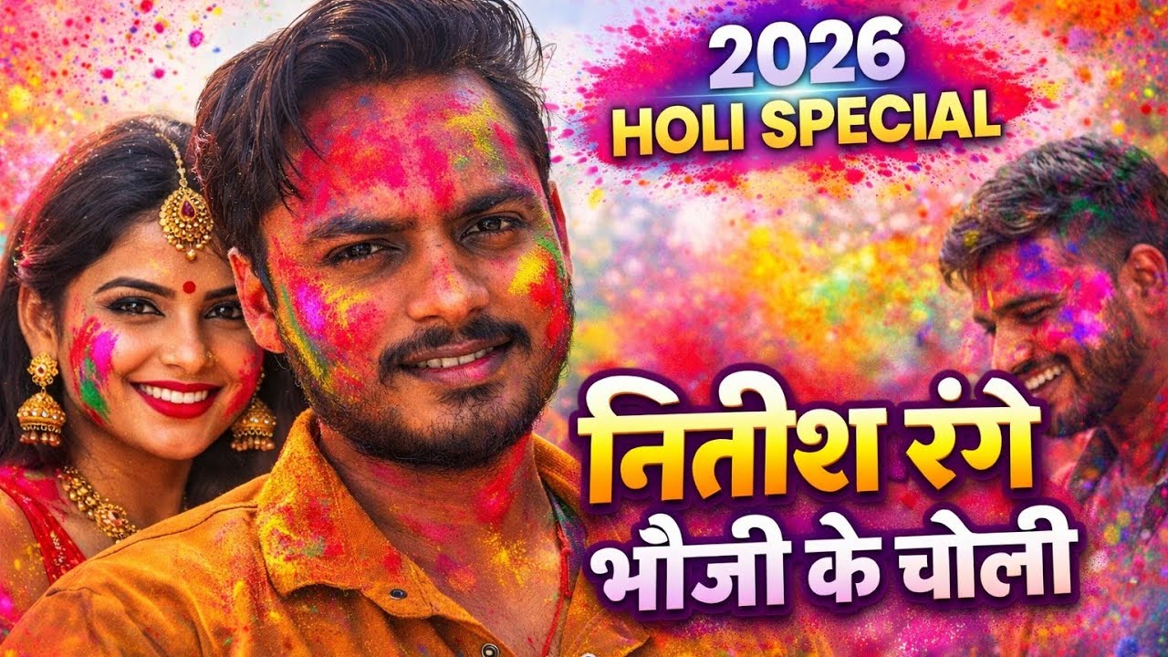Nitish range Bhauji ke choli 2026 holi special song | Pichkari Music Holi dhamaka song