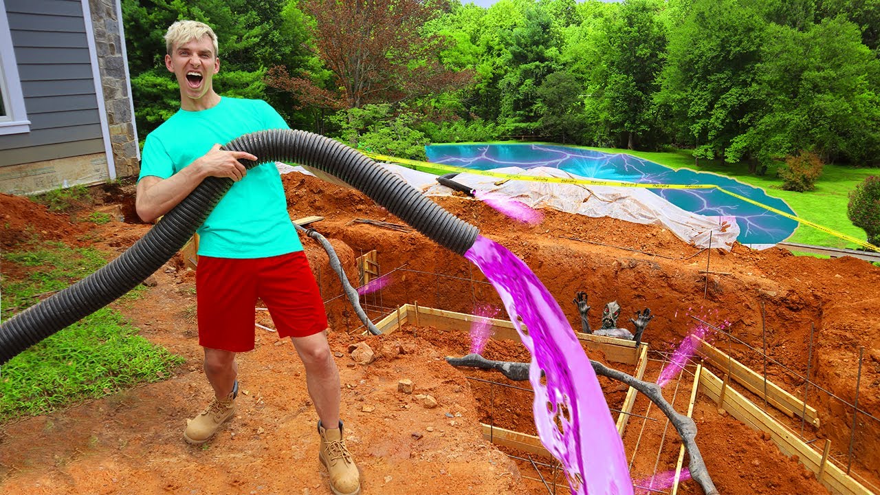 ANIMAL CONTROL Creates Homemade POND MONSTER Mystery Mixture REPELLENT! (DIY Force Field Installed)