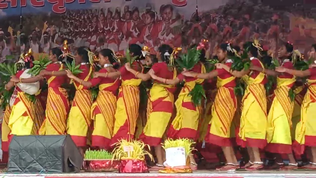 आदिवासी सांस्कृतिक कार्यक्रम/Nirmala college/ करम नृत्य/ St Xavier's College Ranchi stage 2025