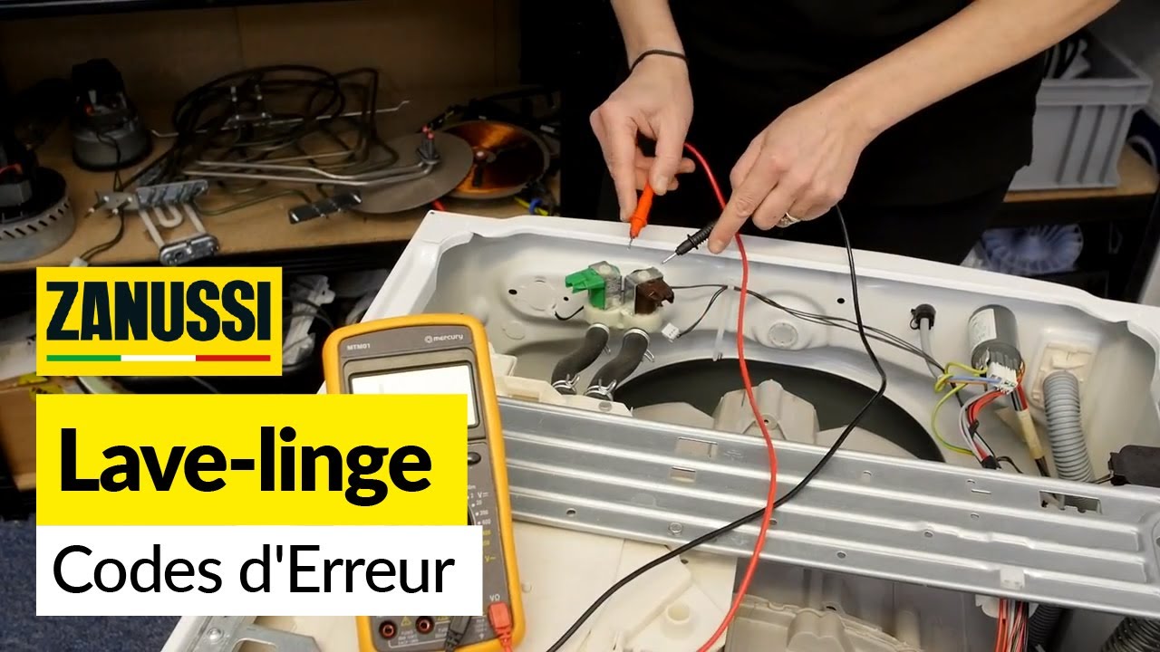 Codes Erreurs sur Machine à Laver Zanussi