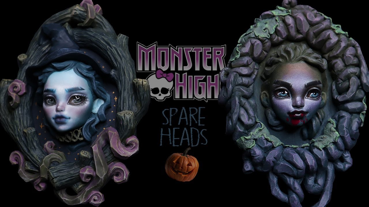 Spare Doll Head Halloween Art | Monster High