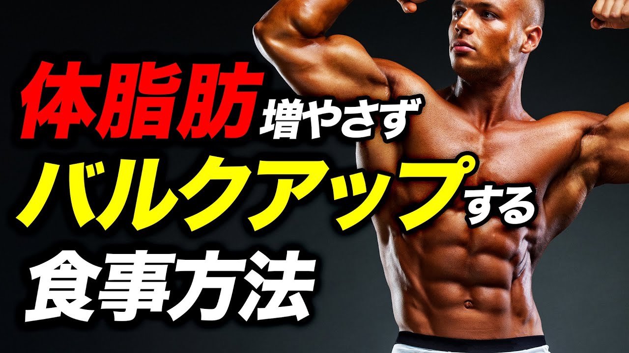 【リーンバルク】体脂肪をつけずにバルクアップするための食事量【ビーレジェンド プロテイン】