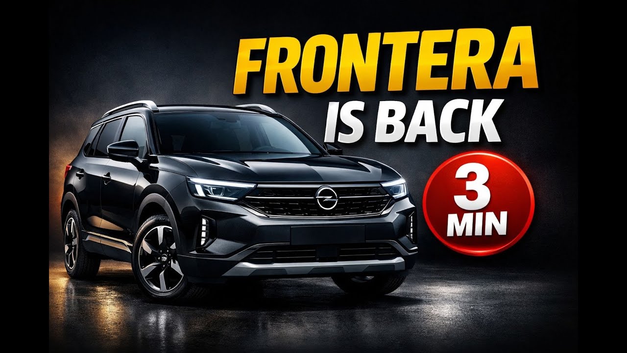 New Vauxhal / Opel Frontera: Specs, Engines & Price in 3 Minutes