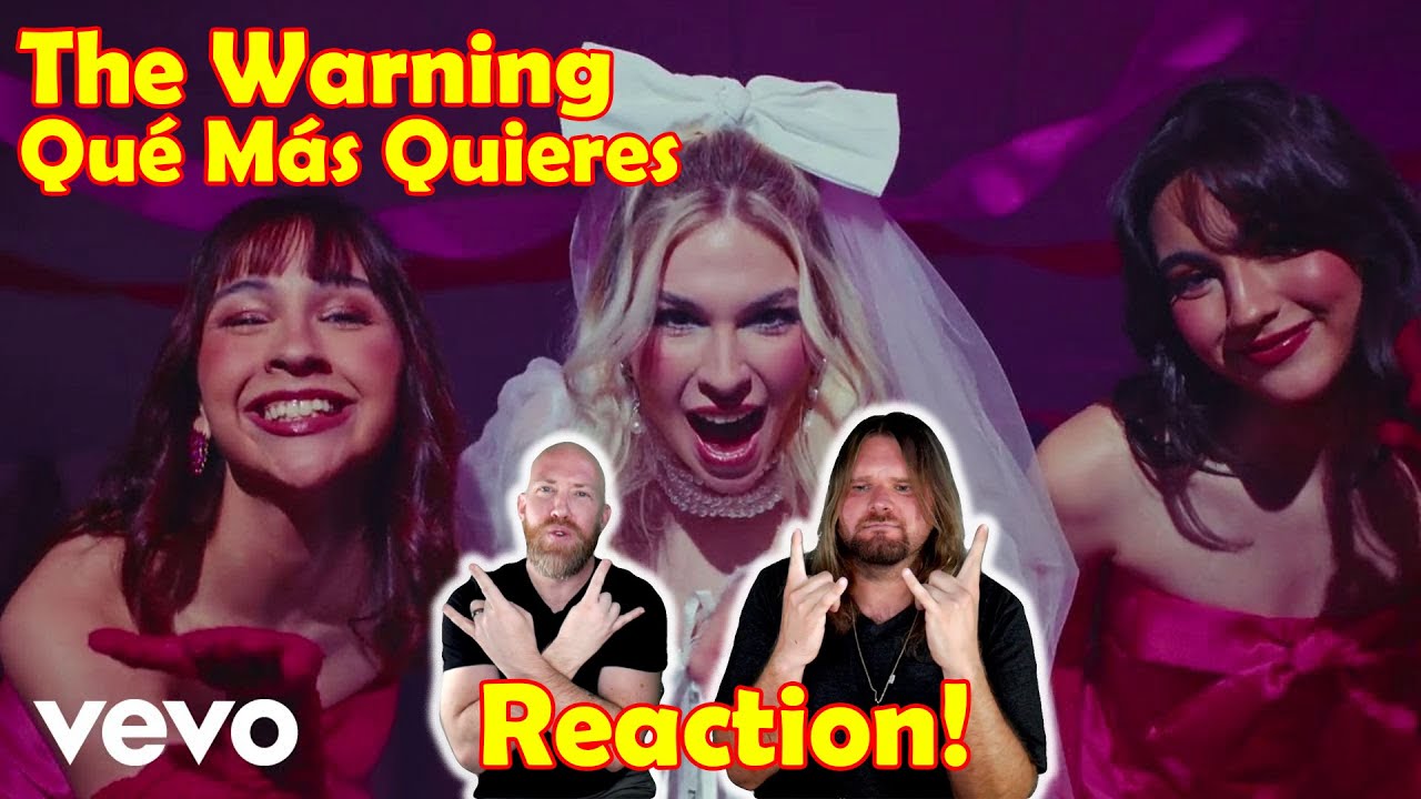 Musicians react to hearing The Warning - Qué Más Quieres (Official Video)