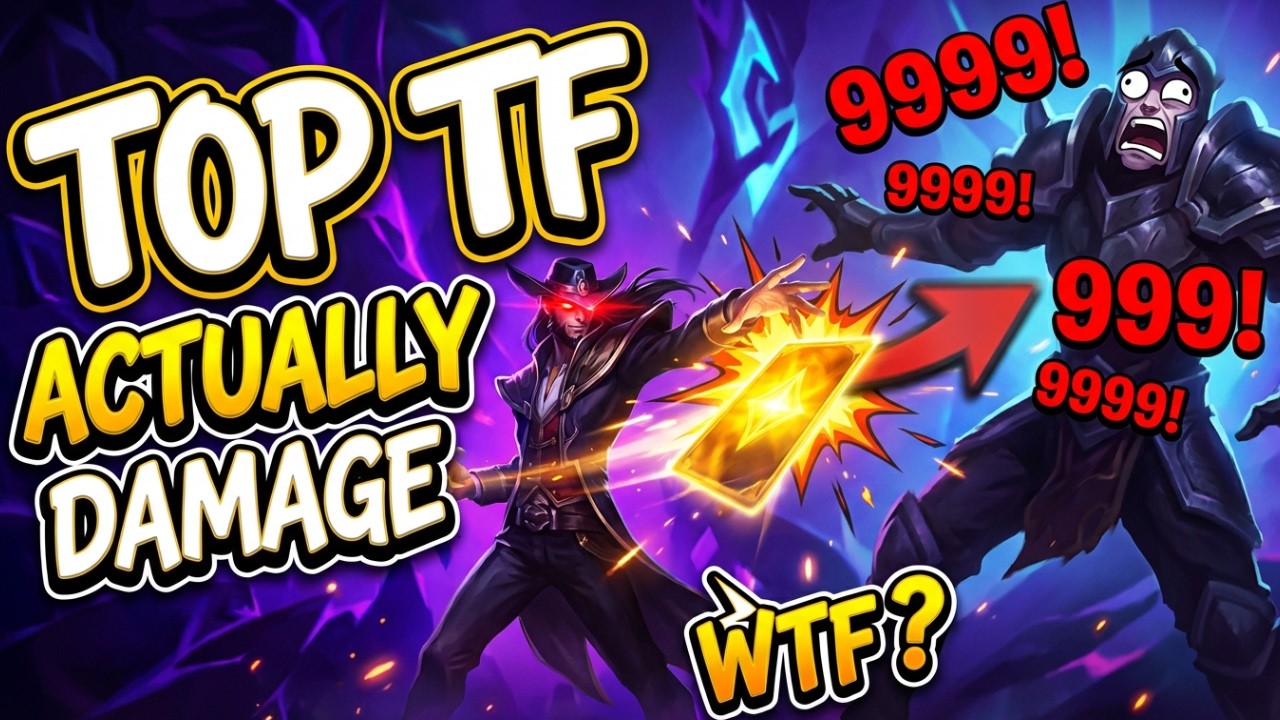 I TOOK TWISTED FATE TOP AND HE ACTUALLY DOES DAMAGE (WTF?)