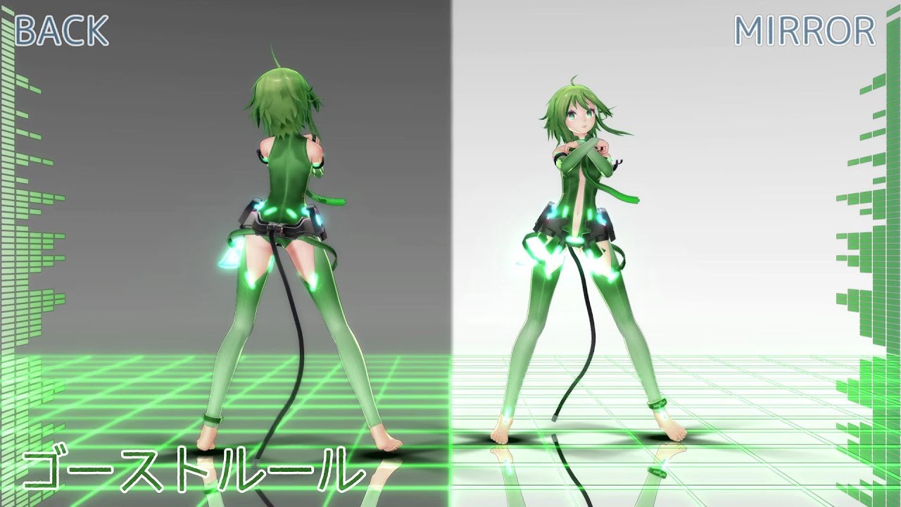 【MMD】ゴーストルール[back side ＆ mirror][60fps]