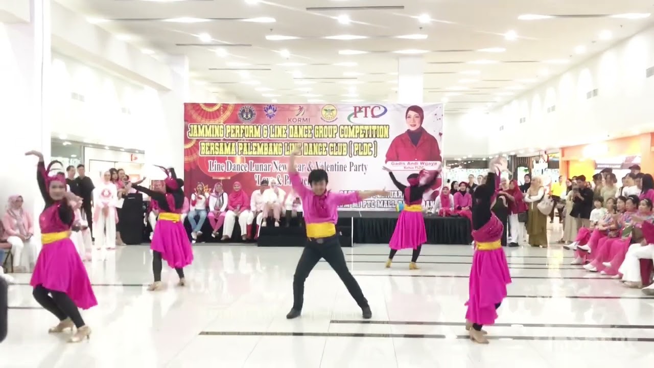 Lomba Line Dance Grup/ PLDC / QueenManjah / @PTCMallPalembang 