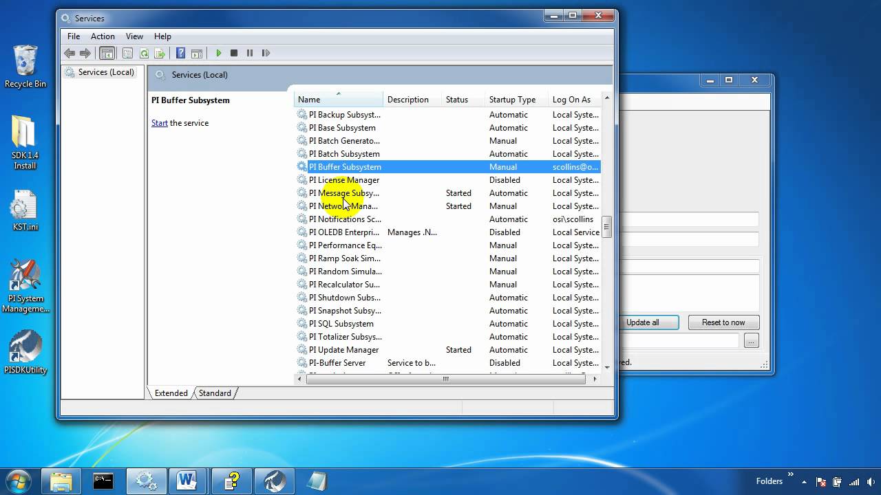 OSIsoft: View current errors with PISDKUtility