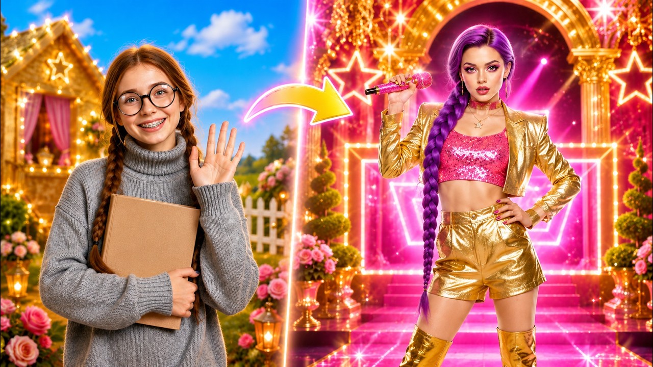 Экстремальное преображение: из ботаника в K-POP айдола! Модные лайфхаки и драма на прослушивании.