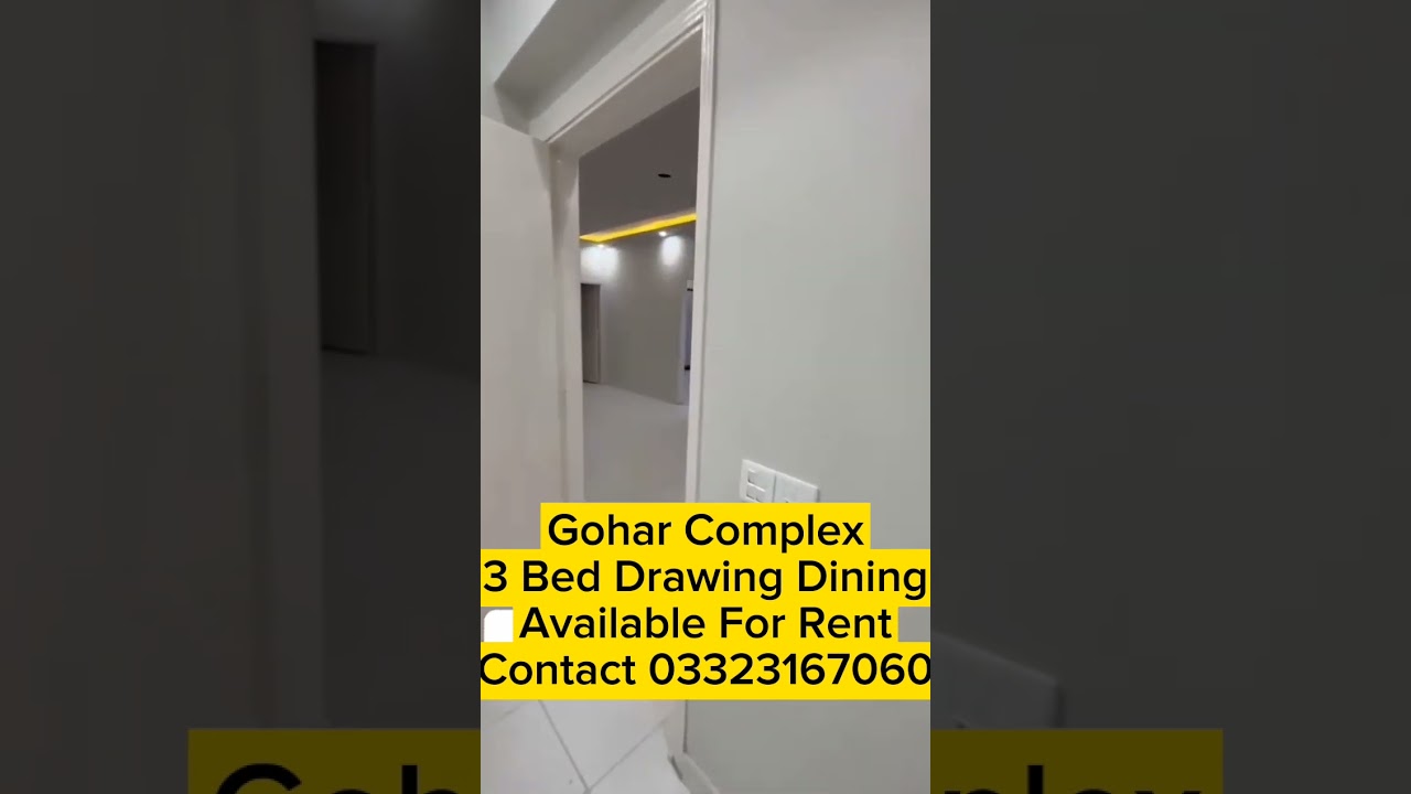 For Rent 3 Bed DD At Gohar Complex Model Colony Karachi Royal King Realtors Call 03323167060