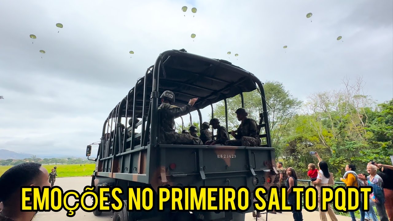 SALTO DE RECRUTAS PARAQUEDISTAS 🦅