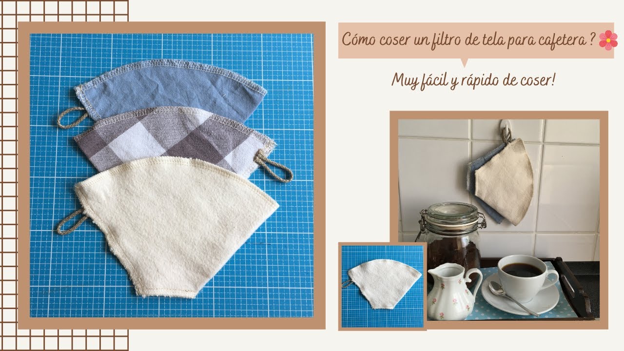 Filtro de tela reutilizable para cafetera / reusable coffee filter