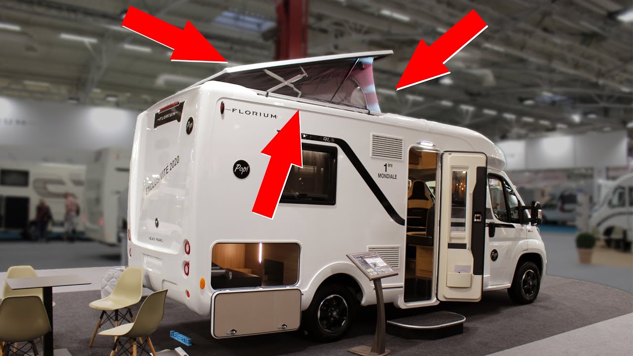 Un camping-car avec un toit relevable : Florium Baxter 64 LDF pop up