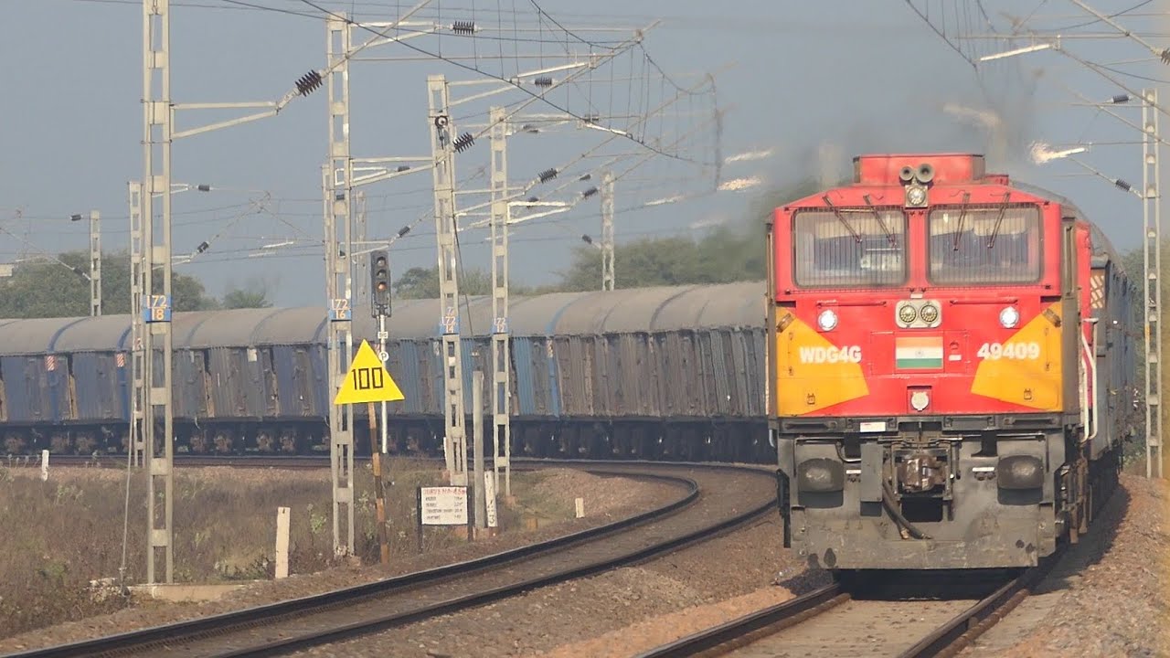 Beautiful Curve TRAINS | Goods And Super Fast Express TRAINS | Indian Railways | NWR Dausa / Ringas 