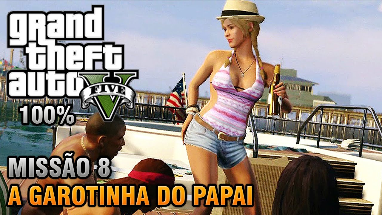 GTA V — Миссия 8 — Папина дочка (100% прохождение на золото)