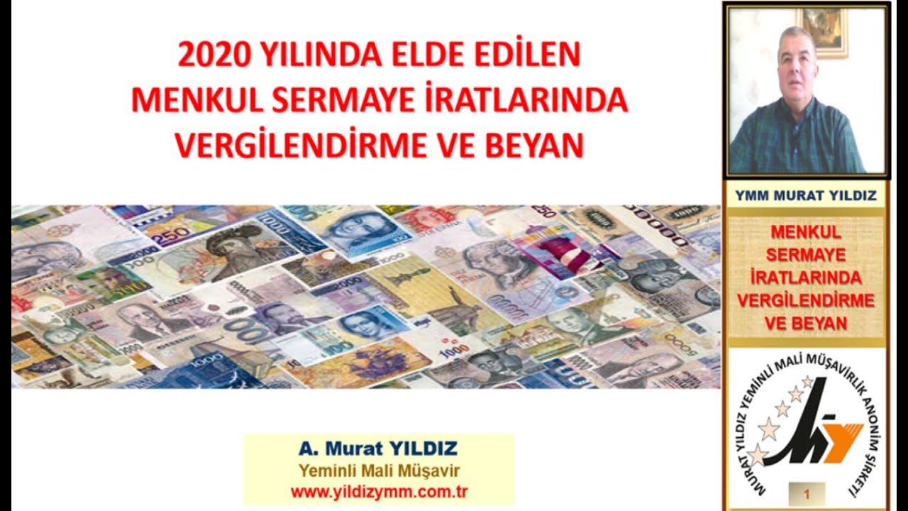 3- MENKUL SERMAYE İRATLARINDA VERGİLENDİRME VE BEYAN