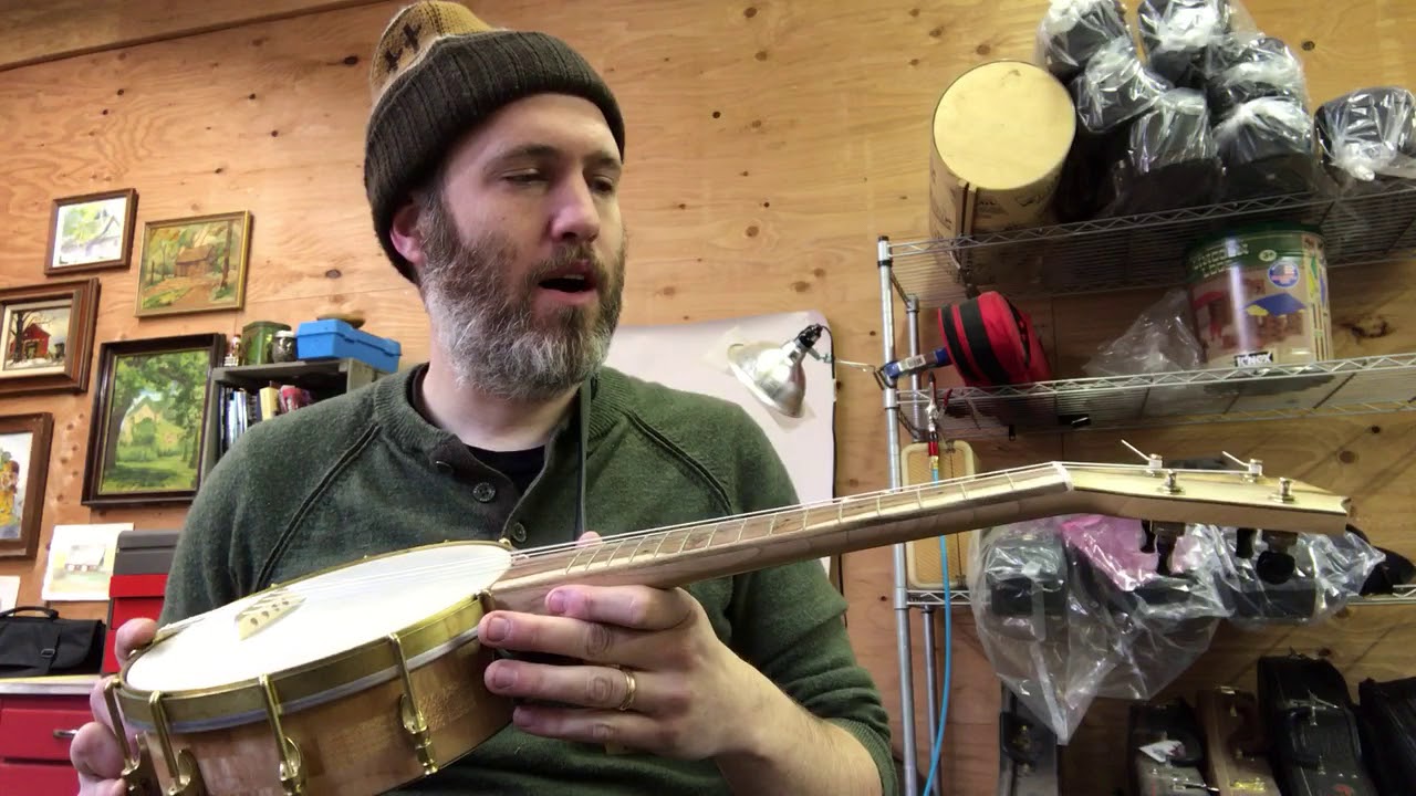 Mini Five String Banjo- open g tuning