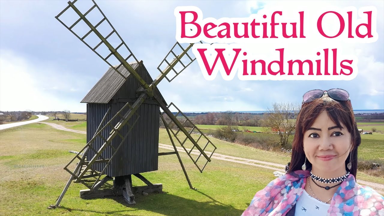 Beautiful Old Windmills Öland Sweden
