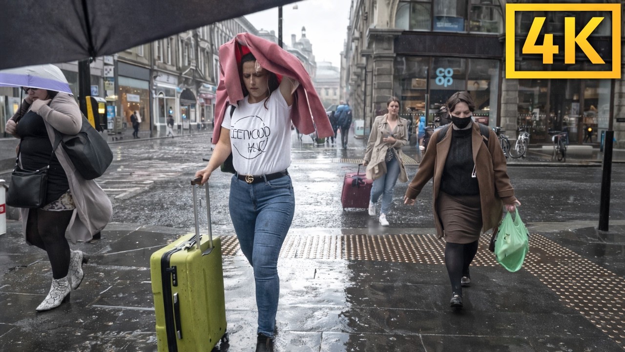 Rainy Walks Compilation | Glasgow, Scotland