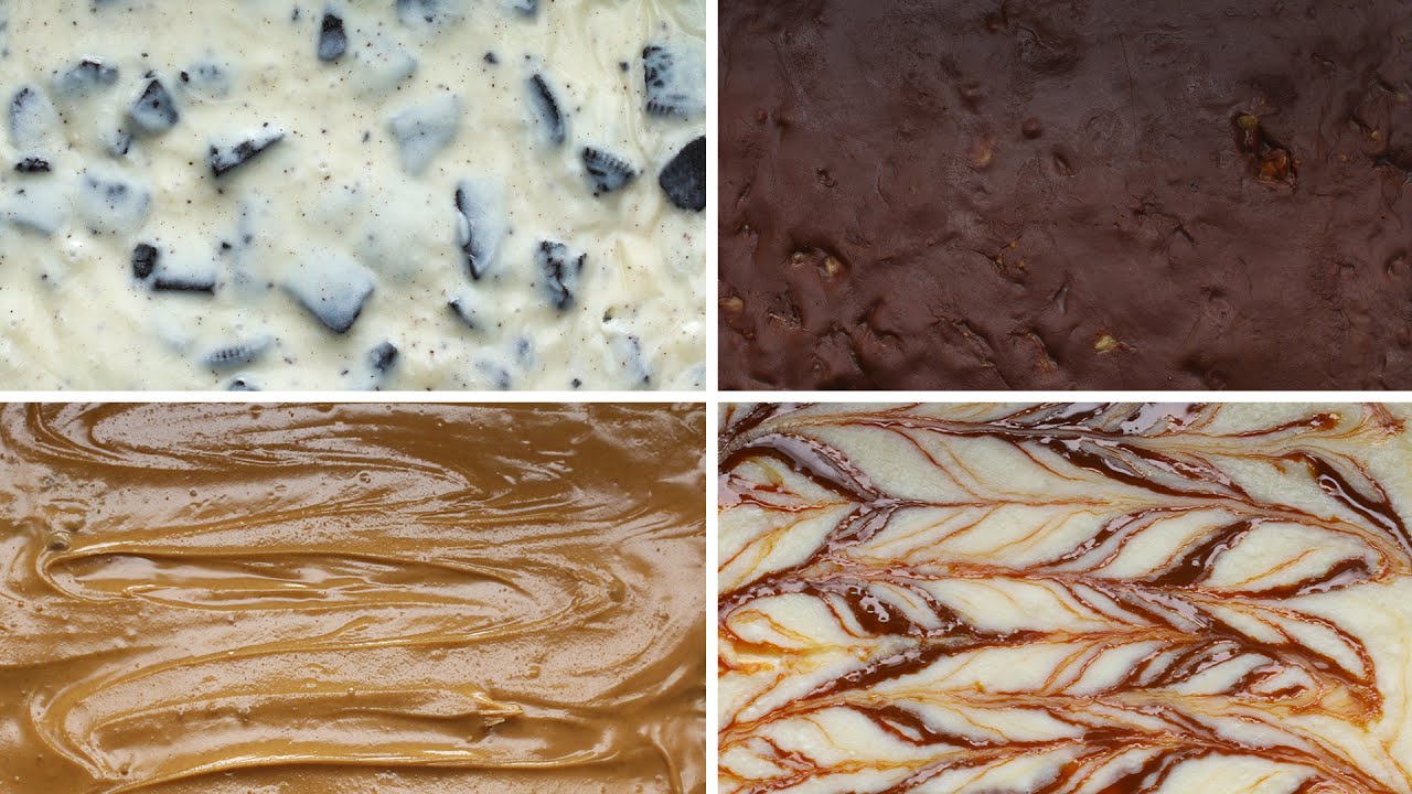 3-Ingredient Fudge 4 Ways