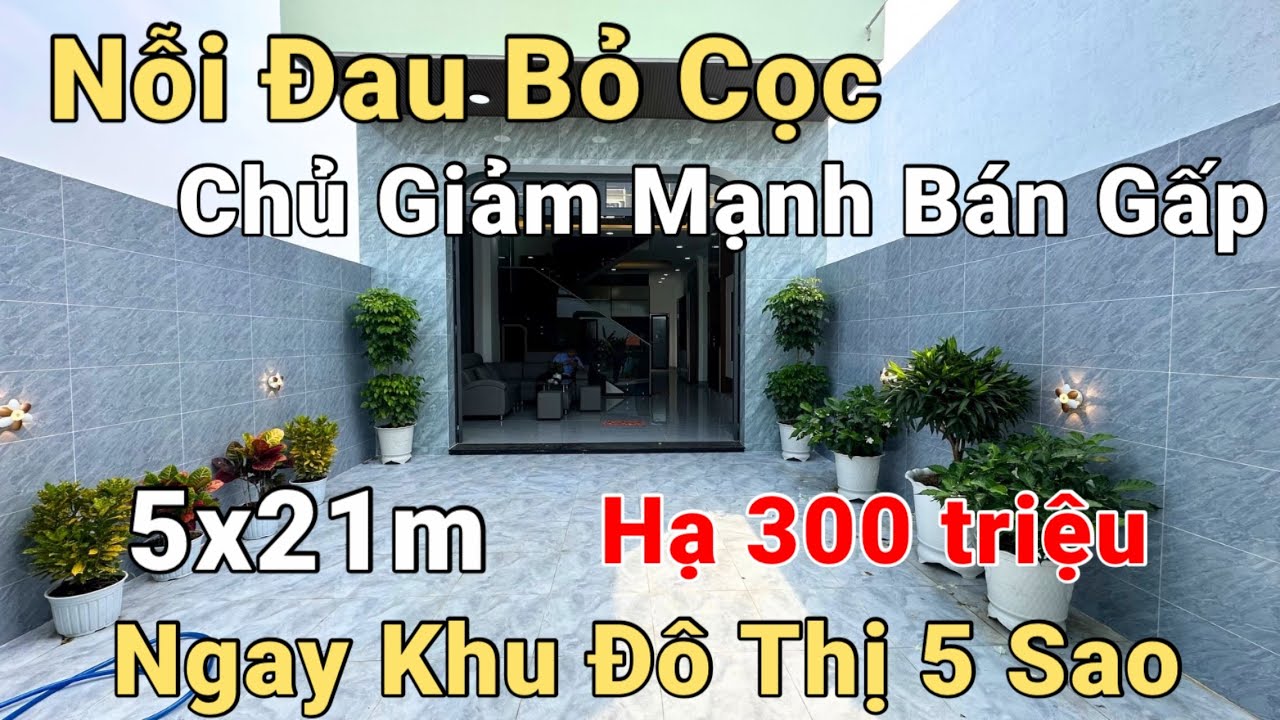 Nỗi Đau Bỏ Cọc Chủ Bán Gấp Nhà Rẻ Mặt Tiền Thông Thoáng 5x21m Đẹp Ngất Ngây Ngay Khu Đô Thị 5 Sao