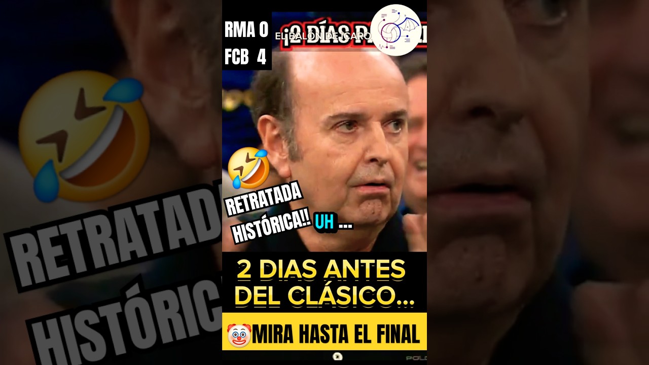 🤡RETRATADA HIST&Oacute;RICA A JUANMA RODRIGUEZ. REAL MADRID 0 BAR&Ccedil;A 4 EN EL BERNAB&Eacute;U. #elclasico #laliga