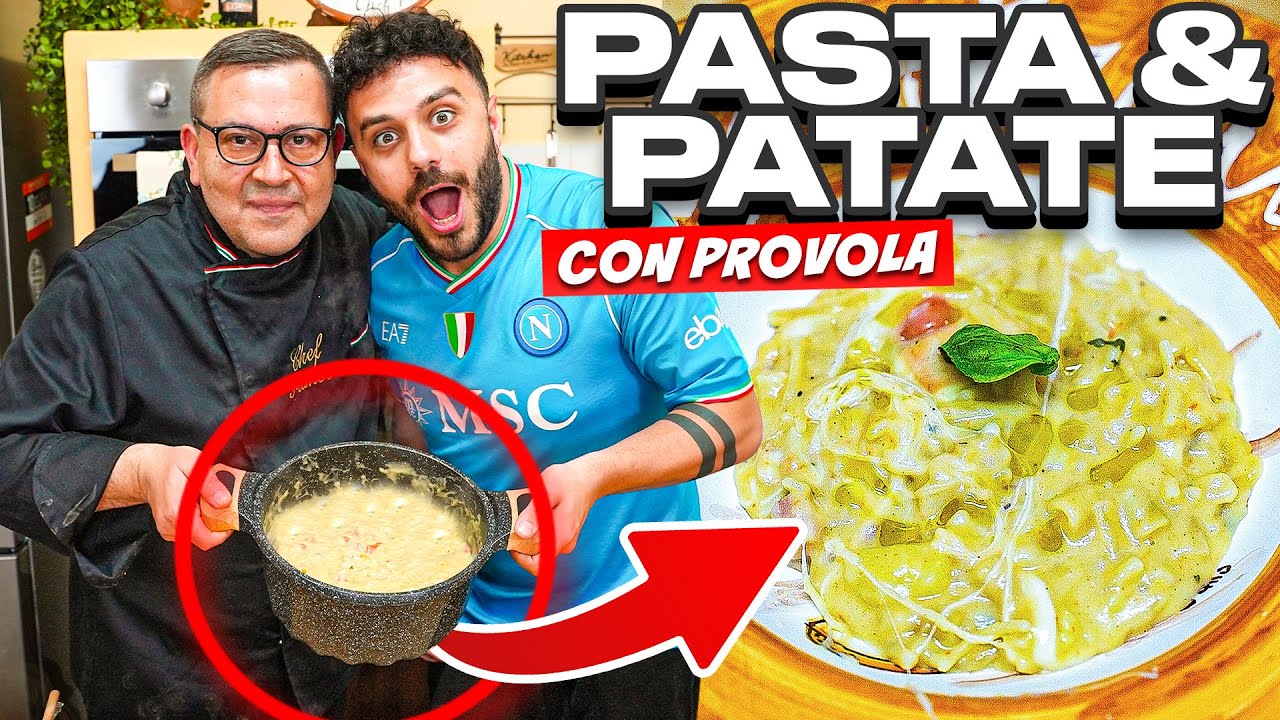 😋 MANGIO per LA PRIMA VOLTA la PASTA e PATATE di CHEF FRANCO!!! 🧑‍🍳
