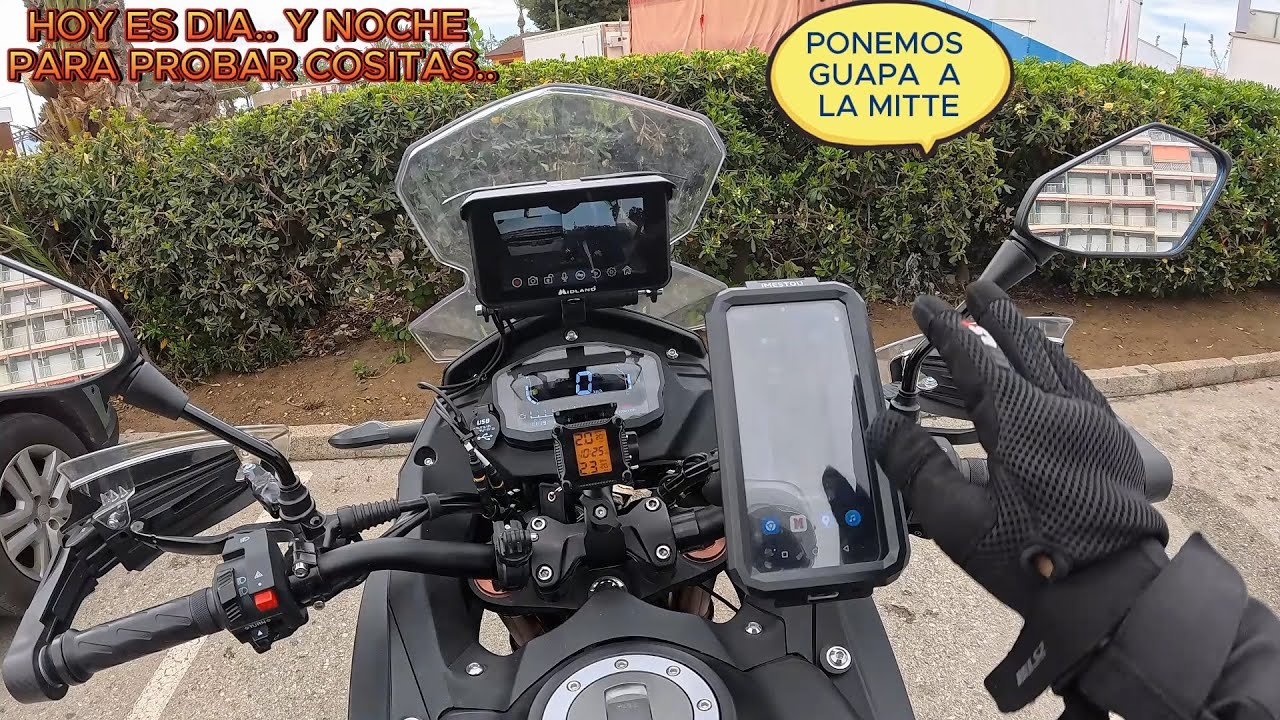 MITT TT 125 Probando accesorios para la 