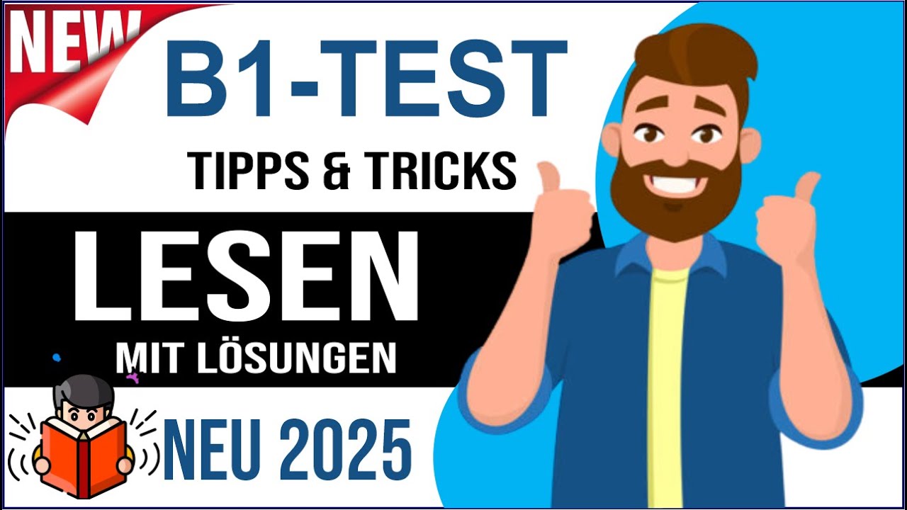 B1 - TELC Lesen Test Paper mit Lösungen || Practice German Reading for Exam - Paper 7