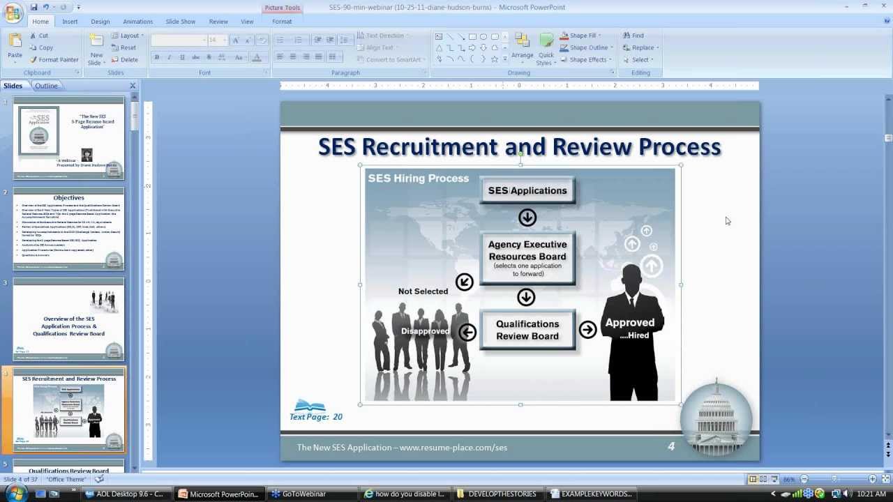 Writing a Federal Senior Executive Service Application with Kathryn Troutman and Diane Hudson Burns
