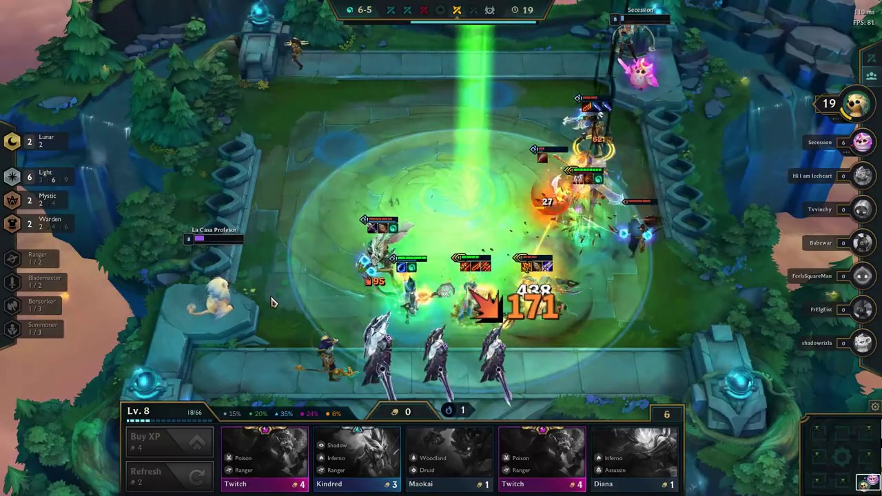 TFTactics OP team with Lunar