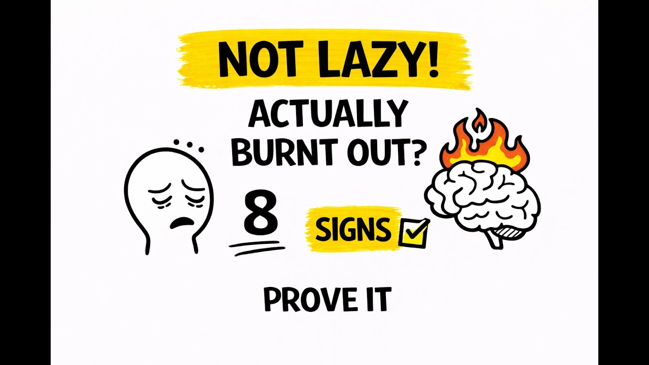 You’re Not Lazy — These 8 Signs Prove You’re Actually Burnt Out