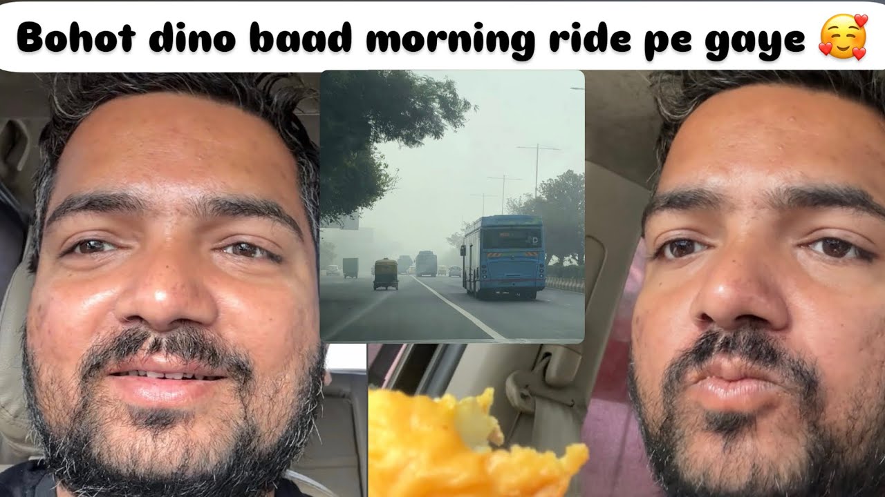 Bohot dino baad gaye morning ride pe 🥰