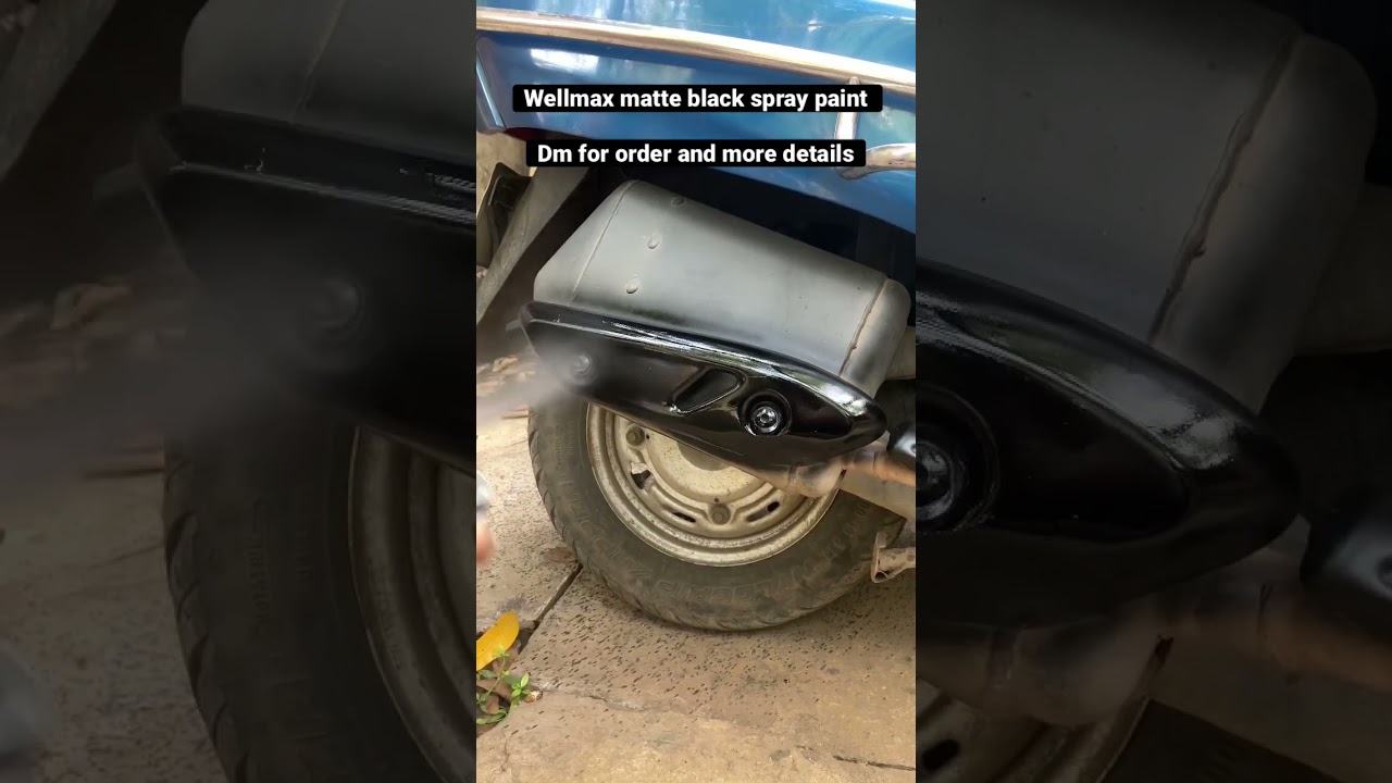 Matte black spray paint #shorts #short #machine #paint #aerosol #dkaerosol #viral