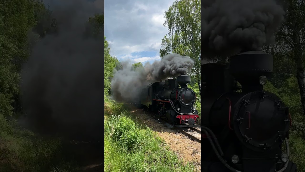 Parow&oacute;z Kp4-3772 - Bieszczadzka Kolejka Leśna